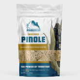 Sweetened Protein Pinole with Organic Blue Corn & Vegan-Friendly Protein (10 oz) - Pinole Blue