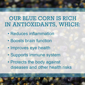Original Blue Corn Pinole Blend: All-Natural Energy Booster & Endurance Fuel  (10.2 oz) - Pinole Blue